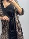 Ніжний домашній комплект (халат+сорочка) жіночий чорного кольору 164/24 фото 6 — Beauty&Fashion
