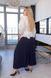Вечерняя стильная однотонная блуза батал женская белого цвета R2326 /130 фото 3 — Beauty&Fashion