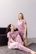 Жіночий м'якенький комплект піжами трійки з плюшевого велюру (Рожевий) 009/21.30 фото 4 — Beauty&Fashion