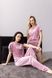 Жіночий м'якенький комплект піжами трійки з плюшевого велюру (Рожевий) 009/21.30 фото 1 — Beauty&Fashion