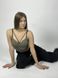 Класичний стильний однотонний безшовний топ жіночий хакі кольору 8849 фото 1 — Beauty&Fashion