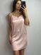 Сатиновая удлиненная домашняя женская рубашка розового цвета 167/24 фото 2 — Beauty&Fashion