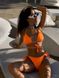 Женский раздельный купальник с завязками (Оранжевый) 345 фото 5 — Beauty&Fashion