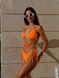 Женский раздельный купальник с завязками (Оранжевый) 345 фото 3 — Beauty&Fashion