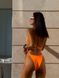 Женский раздельный купальник с завязками (Оранжевый) 345 фото 11 — Beauty&Fashion