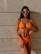 Женский раздельный купальник с завязками (Оранжевый) 345 фото 4 — Beauty&Fashion