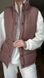 Демісезонна однотонна жилетка жіноча мокко кольору G1459/029 фото 2 — Beauty&Fashion