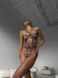 Суцільний сексуальний однотонний купальник з вирізами жіночий леопардовий 2828 фото 3 — Beauty&Fashion