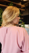 Однотонная стильная блуза батал женская пудрового цвета Aв4655 /285 фото 2 — Beauty&Fashion