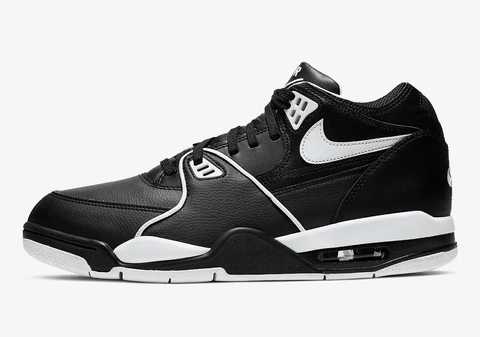 nike air flight 89 black white