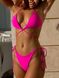 Жіночий роздільний купальник із зав'язками (Рожевий) 347 фото 6 — Beauty&Fashion