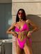 Жіночий роздільний купальник із зав'язками (Рожевий) 347 фото 2 — Beauty&Fashion