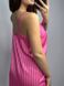 Сатиновая удлиненная домашняя женская рубашка малинового цвета 167/24 фото 6 — Beauty&Fashion
