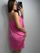Сатиновая удлиненная домашняя женская рубашка малинового цвета 167/24 фото 8 — Beauty&Fashion