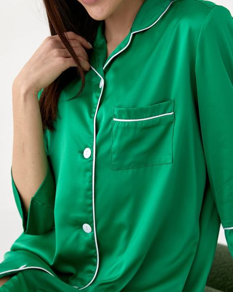 Женская невероятная удлиненная ночная рубашка для сна (Зеленый) фото — Beauty&Fashion