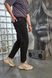 Однотонні стильні джинси чоловічі чорного кольору 1117309152 фото 4 — Beauty&Fashion