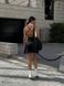 Классическое однотонное прогулочное платье женское черного цвета  S1496/154 фото 9 — Beauty&Fashion
