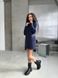 Флисовое однотонное платье-туника женская черного цвета фото — Beauty&Fashion