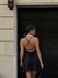 Классическое однотонное прогулочное платье женское черного цвета  S1496/154 фото 8 — Beauty&Fashion