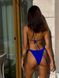 Женский раздельный купальник с завязками (Синий) 348 фото 7 — Beauty&Fashion
