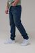 Чоловічі класичні та однотонні джинси (Синій) 26523 фото 3 — Beauty&Fashion
