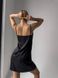 Домашний стильный шелковый комплекты (халат+рубашка) женский черного цвета 1008 фото 5 — Beauty&Fashion