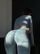 Однотонний фітнес костюм лосини пуш ап+топ жіночий блакитного кольору FS1714 фото 8 — Beauty&Fashion