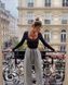 Однотонні стильні спортивні штани вільного крою жіночі сірого кольору RA6220/804 фото 2 — Beauty&Fashion