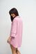 Женская невероятная удлиненная ночная рубашка для сна (Темно-розовый) 050/21.17 фото 7 — Beauty&Fashion