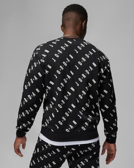Кофта мужские Jordan Graphic Fleece Crew-Neck Sweatshirt (DX9173-010) фото — Beauty&Fashion