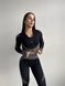 Спортивний фітнес костюм трійка рашгард+лосини жіночий сірого кольору IM фото 2 — Beauty&Fashion