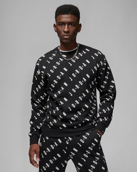 Кофта мужские Jordan Graphic Fleece Crew-Neck Sweatshirt (DX9173-010) фото — Beauty&Fashion