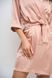 Женский нежный и легкий домашний шелковый бежевый халат 074/22.100 фото 4 — Beauty&Fashion