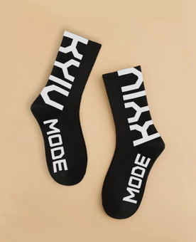 Стильні шкарпетки «KYIV MODE» (Чорний) фото — Beauty&Fashion