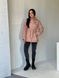 Стеганая однотонная куртка на утеплителе синтепон 150 женская мокко цвета R859/0509 фото 3 — Beauty&Fashion