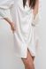 Жіноча неймовірна нічна подовжена сорочка для сну (Айворі) 050/21.25 фото 9 — Beauty&Fashion