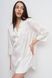 Жіноча неймовірна нічна подовжена сорочка для сну (Айворі) 050/21.25 фото 7 — Beauty&Fashion