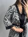 Шелковый домашний комплект (халат+рубашка) на бретельках женский леопардовый белого цвета 162/24 фото 3 — Beauty&Fashion