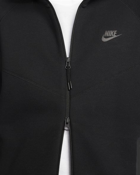Кофта чоловічі Nike Sportswear Tech Fleece Windrunner Full-Zip Hoodie (FB7921-010) фото — Beauty&Fashion