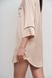 Женская невероятная удлиненная ночная рубашка для сна (Молочный) 050/21.29 фото 11 — Beauty&Fashion