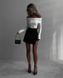 Однотонні спідниця-шорти костюмні жіночі чорного кольору R844/336 фото 2 — Beauty&Fashion