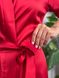 Женский стильный шелковый халат(Красный) 074/22 фото 5 — Beauty&Fashion