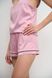 Женская шелковая пижама с кантом двойка (майка+шорты) (Темно-розовый) 070/21.12 фото 5 — Beauty&Fashion