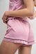Жіноча шовкова піжама з кантом двійка (майка+шорти) (Темно-рожевий) 070/21.12 фото 10 — Beauty&Fashion