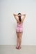 Жіноча шовкова піжама з кантом двійка (майка+шорти) (Темно-рожевий) 070/21.12 фото 8 — Beauty&Fashion