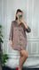 Легкая и нежная женская удлиненная шелковая домашняя рубашка малиновый 050/21 фото 4 — Beauty&Fashion