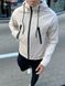 Трендова демісезонна однотонна куртка софт шел на мікрофлісі чоловіча бежевого кольору 1693939350 фото 3 — Beauty&Fashion