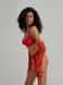 Однотонный базовый комплект нижнего белья (бюстгальтер+трусики) женского красного цвета SM2213 фото 5 — Beauty&Fashion