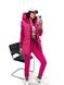 Демисезонная однотонная жилетка из плащевки на синтепоне 200 женская розового цвета G1468/7129 фото 2 — Beauty&Fashion