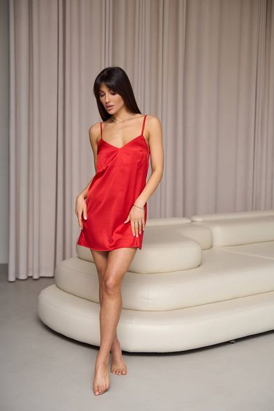 Жіноча неймовірна нічна сорочка для сну (Червоний) фото — Beauty&Fashion